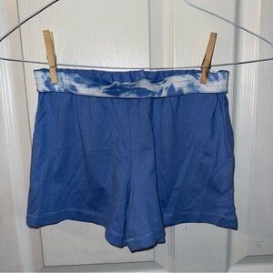Blue Tie-Dye Women's Shorts
